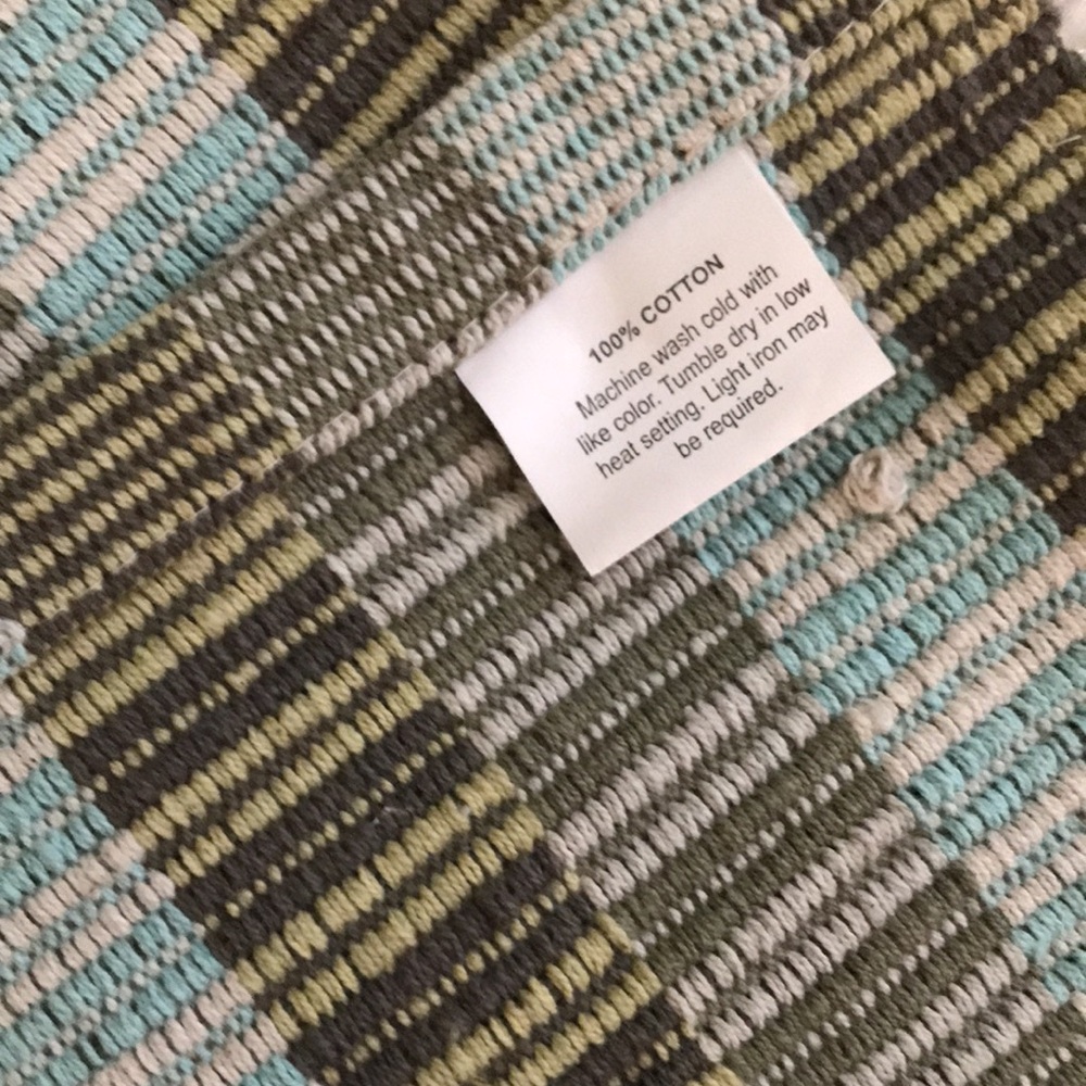 Runner Striped Green and Blue - Picture 2 of 5